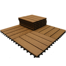 Load image into Gallery viewer, WPC DIY Interlocking Deck Tiles