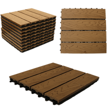 Load image into Gallery viewer, WPC DIY Interlocking Deck Tiles