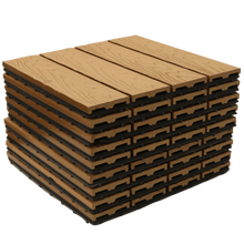 Load image into Gallery viewer, WPC DIY Interlocking Deck Tiles