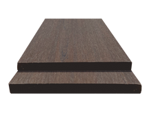 Load image into Gallery viewer, SEWGFB_Mocha Squared Edge Wood Grain Fascia Board Sample - Factory Floorings