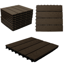 Load image into Gallery viewer, WPC DIY Interlocking Deck Tiles