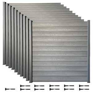 6x6 Surface Mount Installation Composite Fencing Kits