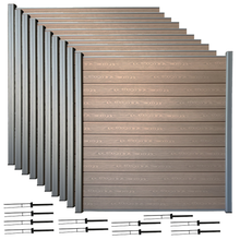 Load image into Gallery viewer, 6x6 Dig-in Installation Composite Fencing Kits
