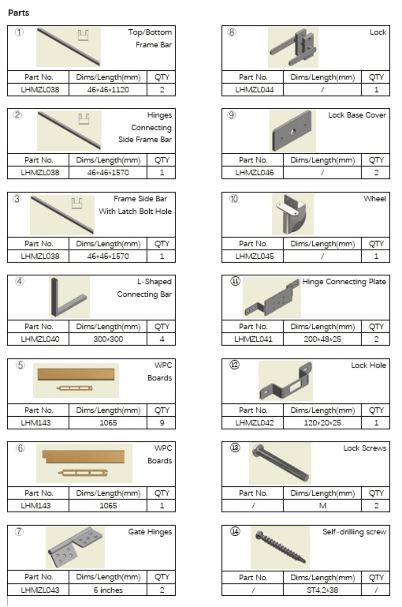 Composite Gate Kit – Factory Floorings