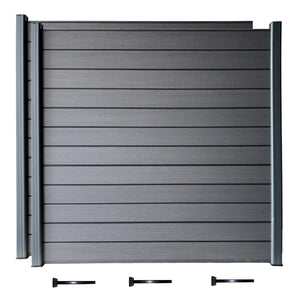6x6 Surface Mount Installation Composite Fencing Kits