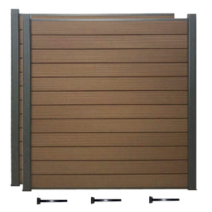 6x6 Surface Mount Installation Composite Fencing Kits