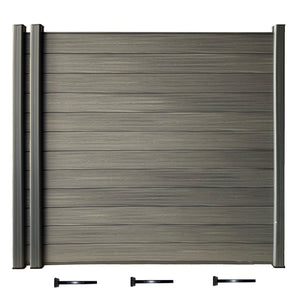 6x6 Surface Mount Installation Composite Fencing Kits