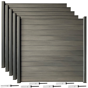 6x6 Dig-in Installation Composite Fencing Kits