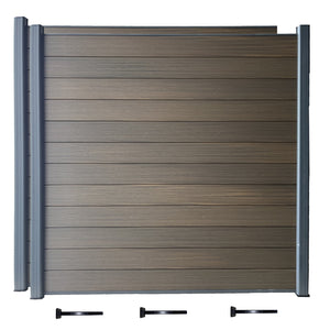 6x6 Surface Mount Installation Composite Fencing Kits