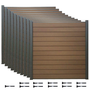 6x6 Surface Mount Installation Composite Fencing Kits