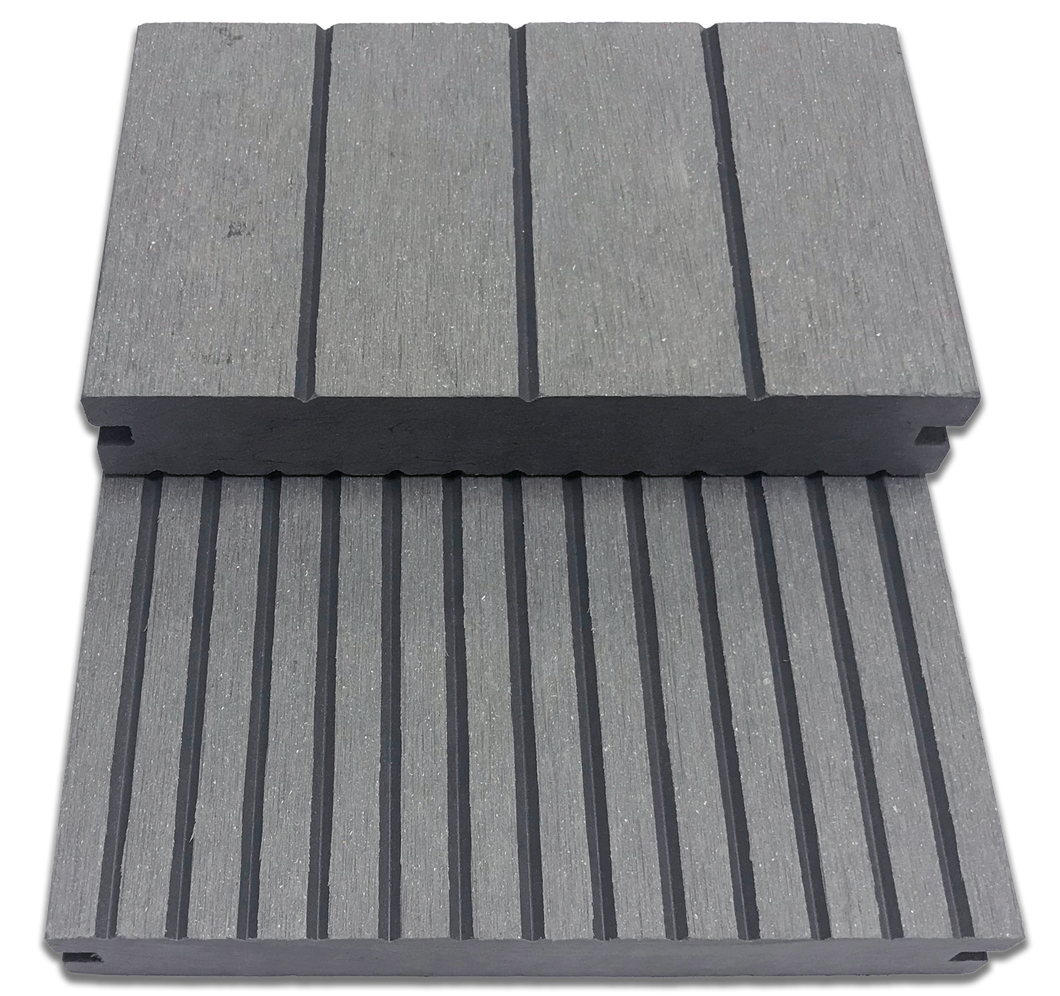 GESB_Gray Grooved-Edge Solid Board Sample - Factory Floorings