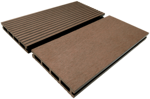 GEHB_Mocha Grooved-Edge Hollow Board Sample - Factory Floorings