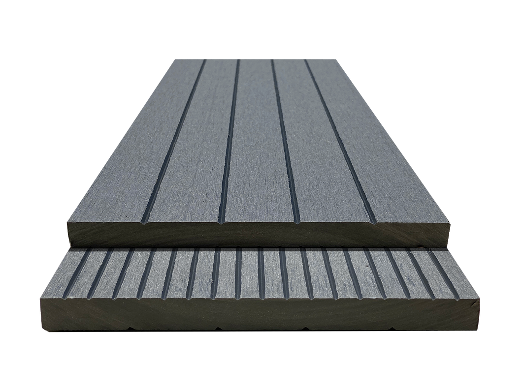 SEFB_Gray Squared Edge Fascia Board Sample - Factory Floorings