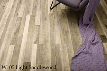 Load image into Gallery viewer, W105-1_Light_Saddlewood SPC Flooring Sample - Factory Floorings
