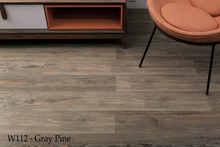 Load image into Gallery viewer, W112_Gray_Pine SPC Flooring Sample - Factory Floorings
