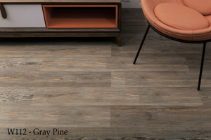 W112_Gray_Pine SPC Flooring Sample - Factory Floorings